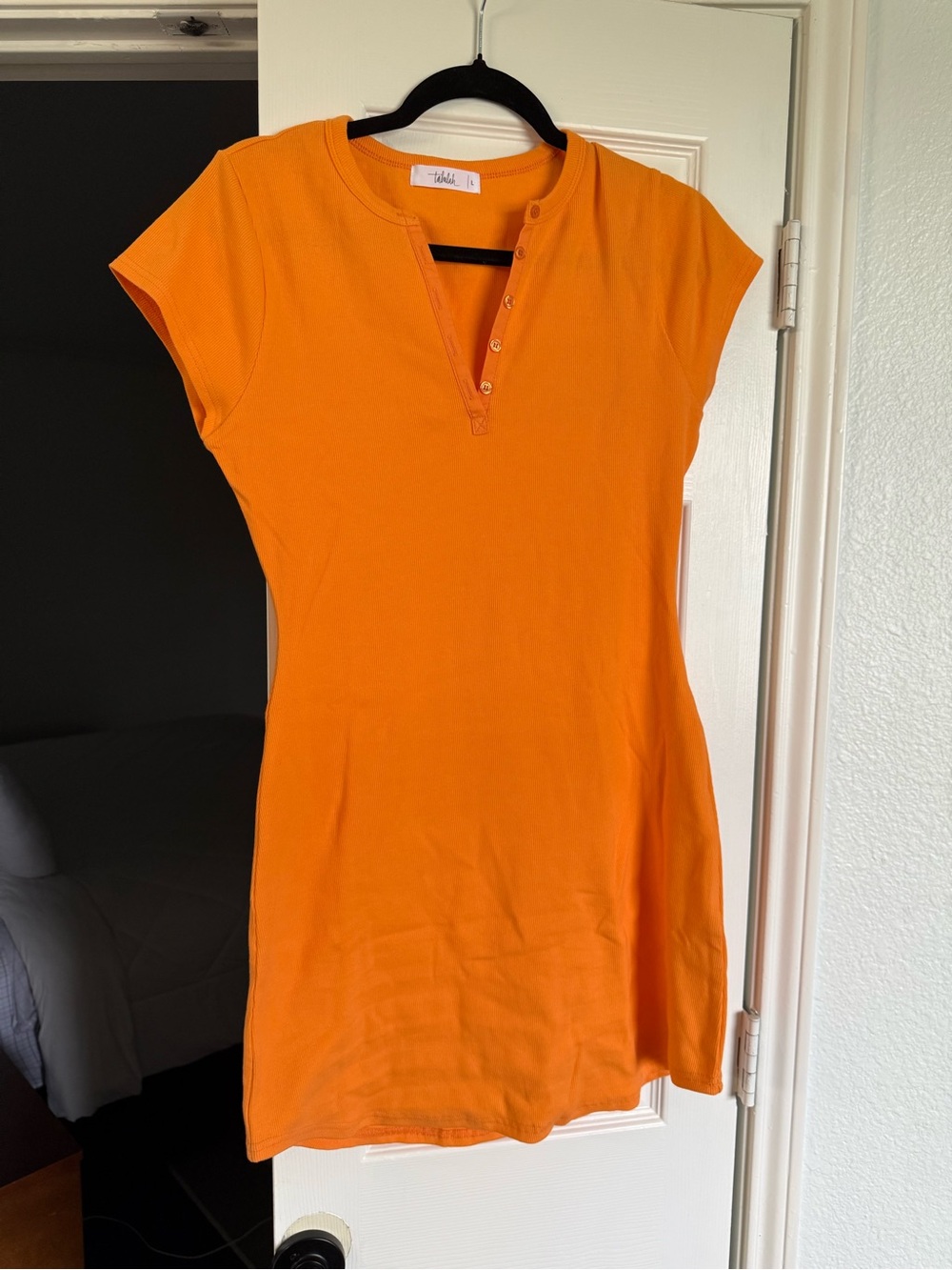 TALULAH Orange Mini Dress